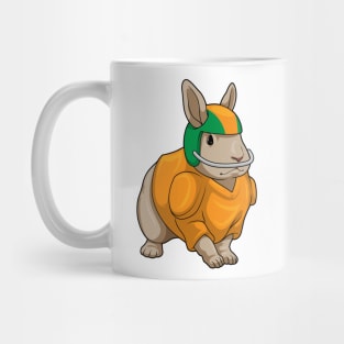 Rabbit American Football Mug